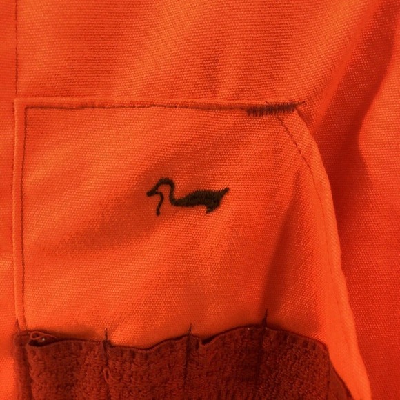 UTICA DUXBAK Mens XL Sportsman's SHOOTING SHELL POCKETS VEST Orange - Picture 4 of 6